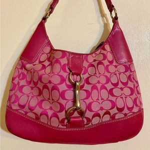 Bright Pink Coach purse